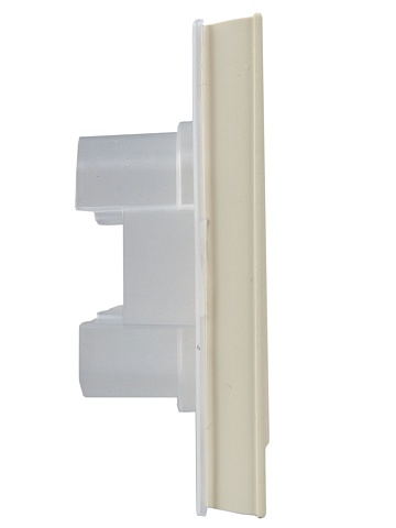 IEK BRITE Рамка 2-местная IP44 РУ-2-БрКр-44 бежевый