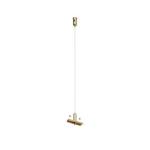 Denkirs TR5718-SB механический подвес, для трека Shine, серия Base, 48V DC, IP20, 2м, сатинированная латунь, алюминий