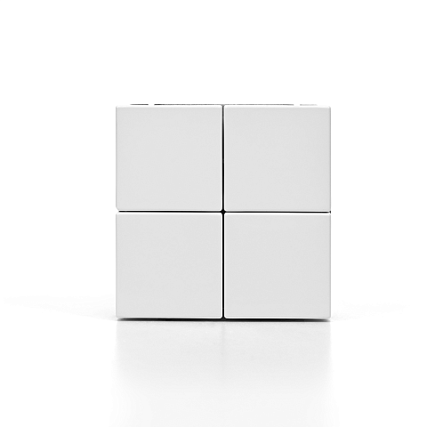 Systeme Electric ArtGallery Белый Выключатель 4-клавишный сценарный, сх. 1