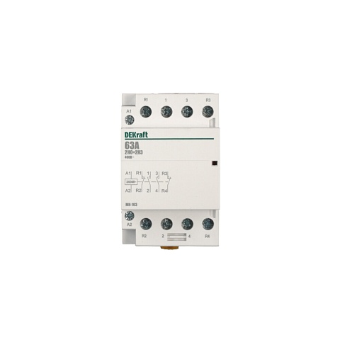 Dekraft Модульный контактор 2НО+2НЗ 63А 230В МК-103