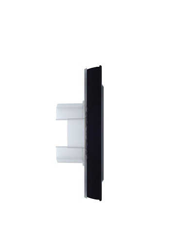 IEK BRITE Рамка 2-местная IP44 РУ-2-БрЧ-44 черный