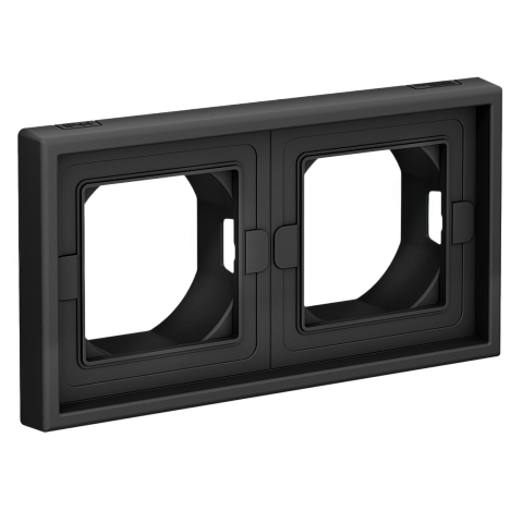 Systeme Electric ArtGallery Карбон Рамка 2-ая IP44