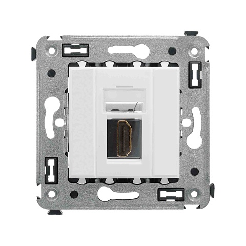 DKC Avanti Белое облако Розетка одинарная тип А-А HDMI