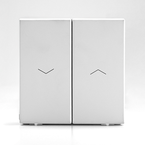Systeme Electric ArtGallery Лотос Выключатель 2-клавишный для жалюзи, 2х сх.4, 10А, механизм