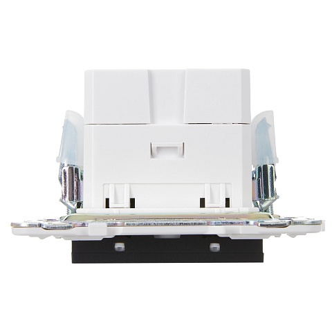 IEK SKANDY Черный Розетка USB A+A 3,1А SK-R15Bl
