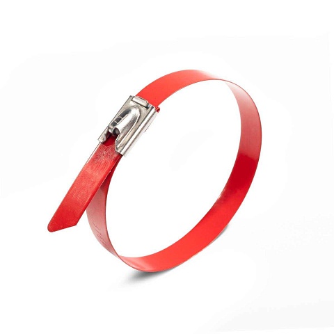Fortisflex Стяжки стал. с покрытием СКС-П (316) 7,9*200 (красн)