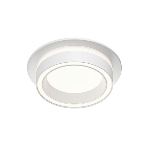 Denkirs DK-DH2010-WH Встраиваемый светильник GLOW, GX53, до 15 Вт, LED, IP20, белый, алюминий, акрил