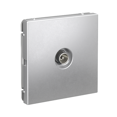 Systeme Electric ArtGallery Алюминий TV Розетка проходная 4DB, механизм