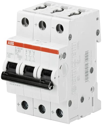 ABB Выключатель автоматический 3-полюсной S203M B32UC