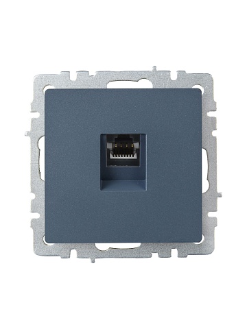 IEK BRITE BASE Маренго Розетка комп. RJ45 кат.6 РК11-БрМ