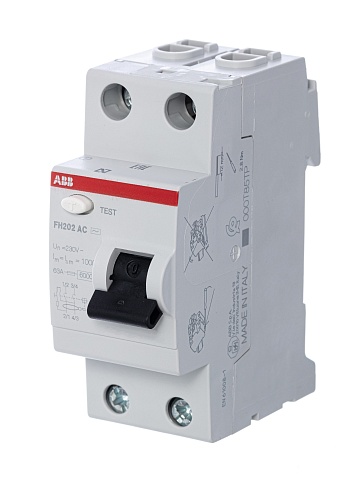 ABB FH202AC УЗО 2Р 25А 100mA (AC)