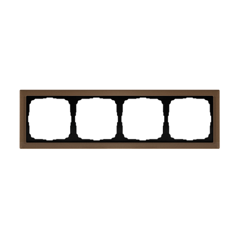 Systeme Electric ArtGallery Pure Органическое стекло Шампань Рамка 4-ая