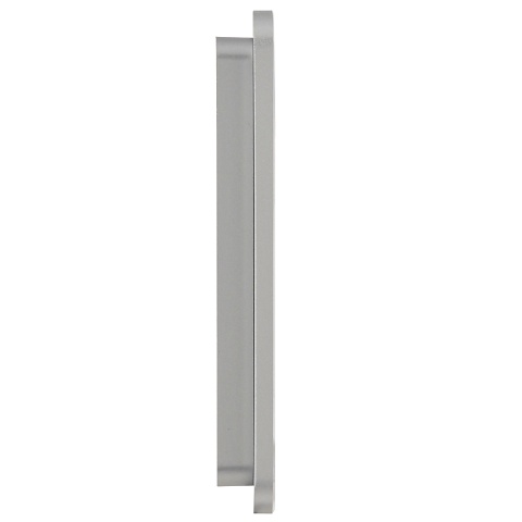IEK BRITE DECOR Алюминий металл. скругл.угол Рамка 1-м РУ-1-1-Бр RE