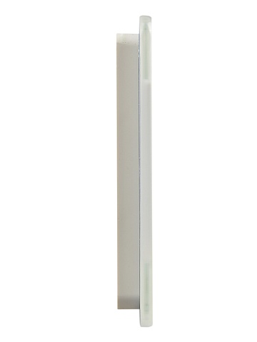 IEK BRITE DECOR Песчаный матовый стекло скругл.угол Рамка 4-м РУ-4-2-Бр RE