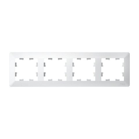 Systeme Electric AtlasDesign Air Лотос/дымчатый белый Рамка 4-ая