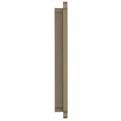 IEK BRITE DECOR Латунь металл. скругл.угол Рамка 1-м РУ-1-1-Бр RE