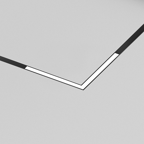 Denkirs DK8314-BK Линейный угловой светильник-коннектор SMART LINEAR ZigBee, 18 Вт, 2700–6500K, 120°, Ra90, 100–265VAC, алюминий, черный