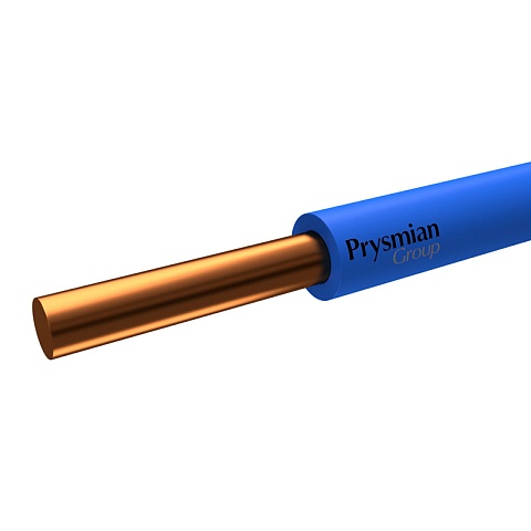 Провод установочный ПуВнг(А)-LS 1х6 ГОСТ (синий, РЭК-Prysmian)