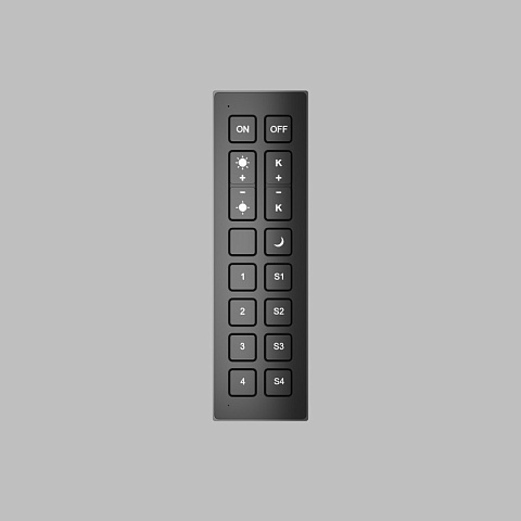 Denkirs DK7302-BK Пульт управления Zigbee, алюминий, черный