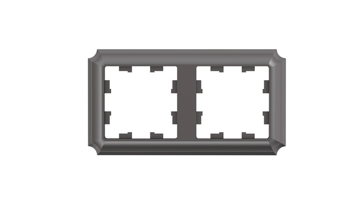 Systeme Electric AtlasDesign Antique 2-постовая РАМКА, универсальная, МОККО