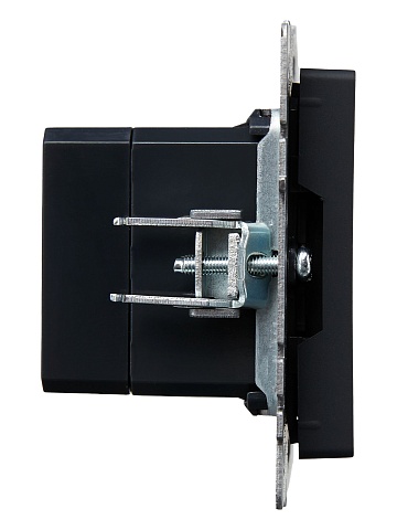 IEK BRITE Роз. USB A+C 18Вт РЮ11-1-БрГ граф.