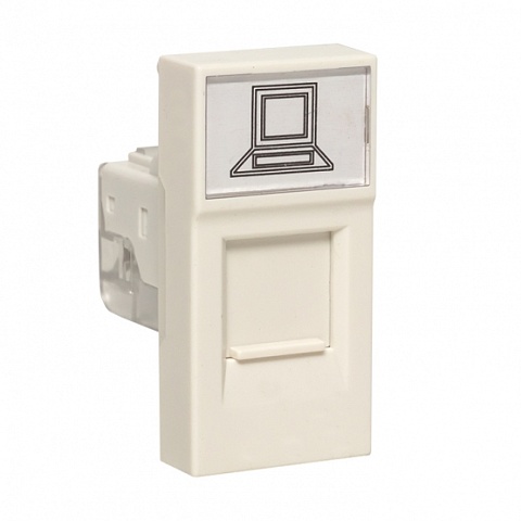 EKF PROxima Розетка RJ45, категории 5e (ширина 1 модуль)