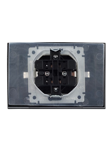 IEK BRITE Темн.бронза Розетка 2-я с кр. 16А в сборе IP44 РСбш12-3-44-БрТБ