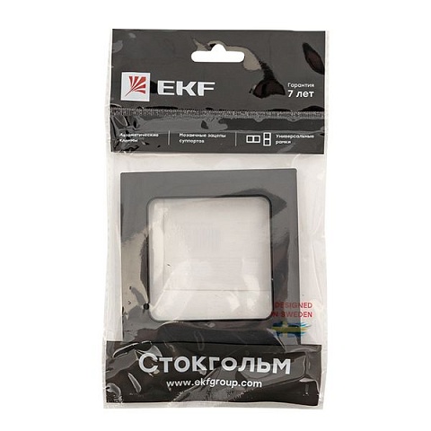 EKF PROxima Стокгольм Черный Рамка 1-ая