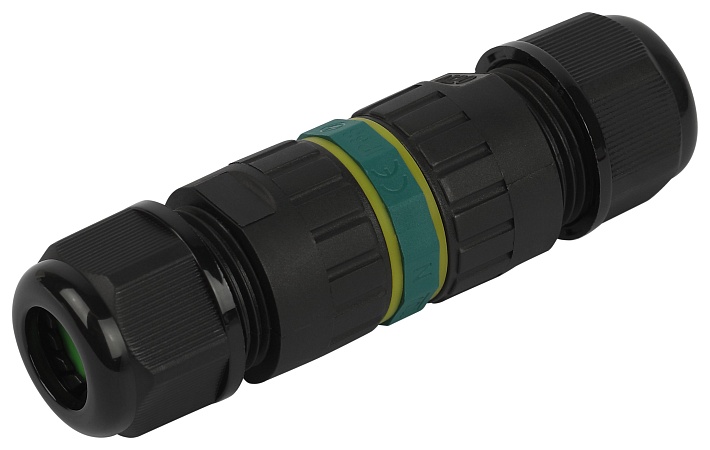 ЭРА Коннектор NO-224-673 кабельный прямой 3-Pin 0.5-2.5 мм2 безвинтовой IP68