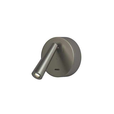 Denkirs DK5072-DN Бра SHINE WALL со светодиодом, D104*H68, IP20, 3000К, 3W, RA≥90, темный никель, алюминий