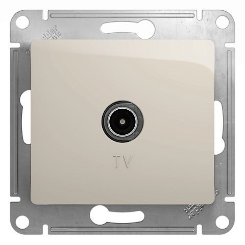 SE Glossa Молочный Розетка TV оконечная 1DB