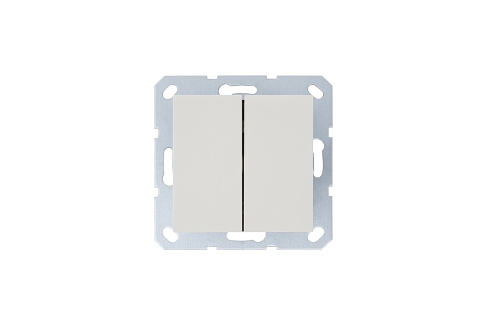 Jasmart G Слоновая кость Выключатель 2-кл перекрестный 10A 250V~