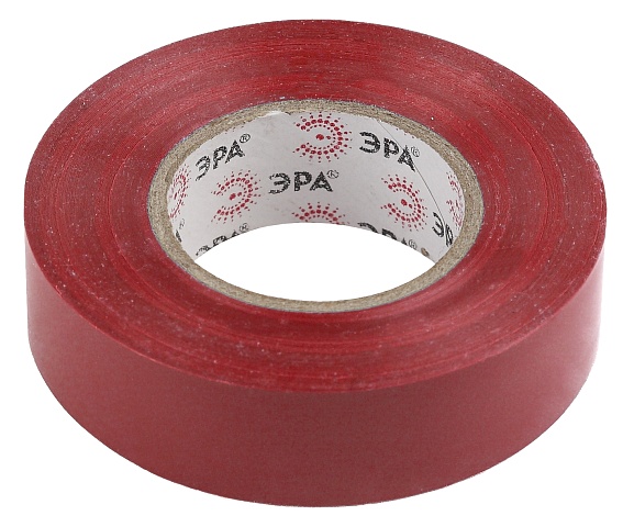 ЭРА Изолента ET1920RED ПВХ 19мм х 20м красная