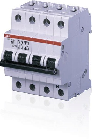 ABB Выключатель автоматический 3P+N S203MT-D8NA