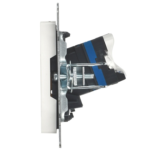 IEK BRITE Розетка компьютерная RJ45 кат.6 РК11-БрБ белый