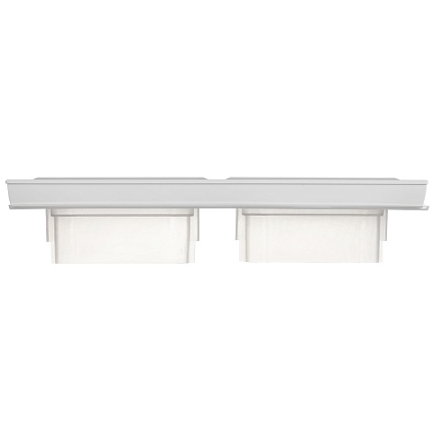IEK BRITE Рамка 2-мест. IP44 РУ-2-БрАБ-44 а/б