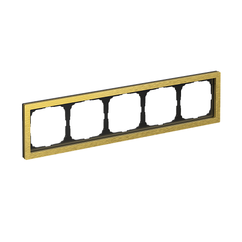 Systeme Electric ArtGallery Pure Металл Золото Рамка 5-ая
