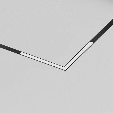 Denkirs DK8314-BK Линейный угловой светильник-коннектор SMART LINEAR ZigBee, 18 Вт, 2700–6500K, 120°, Ra90, 100–265VAC, алюминий, черный