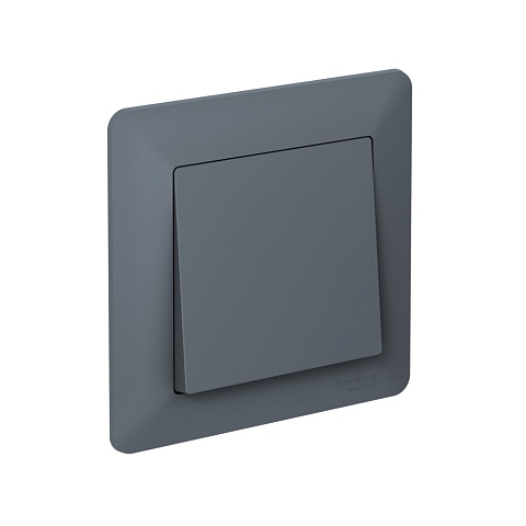 Systeme Electric AtlasDesign Air Грифель/дымчатый черный Рамка 1-ая