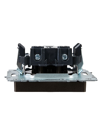 IEK BRITE BASE Темн.бронза Розетка без з/к с з/ш 10А РСш10-2-БрТБ