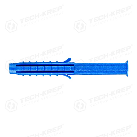 Tech-Krep Дюбель распорный Чапай 6х60 шипы+усы (полипропилен) (14 шт) - пакет.