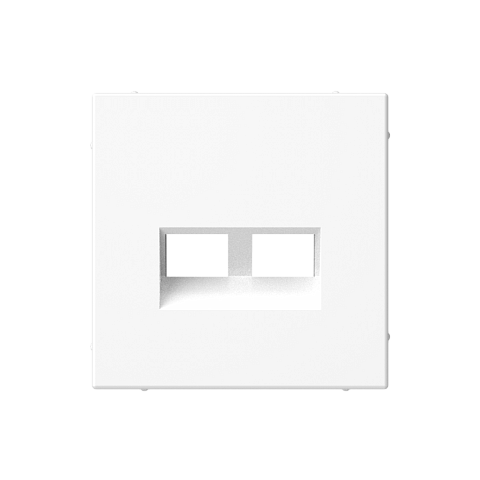 Systeme Electric ArtGallery Белый Накладка двойная для информационных функций типа Keystone