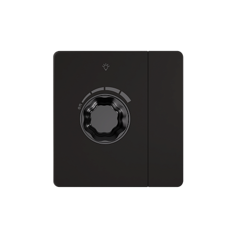 Systeme Electric Systeme Infinity Полярная ночь Светорегулятор TRIAC c выключателем 300Вт