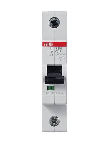 ABB S201 C16 Выключатель автоматический 1-полюсной