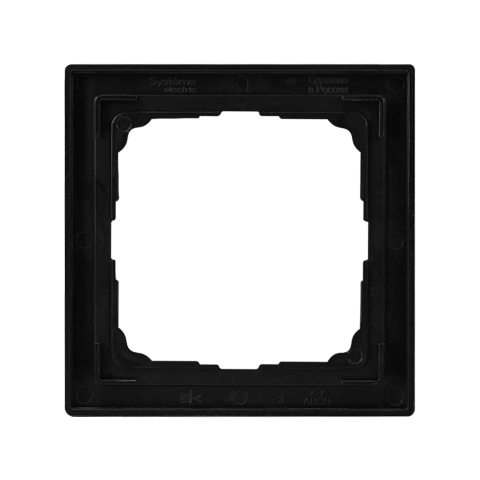 Systeme Electric ArtGallery Pure Органическое стекло Мокко Рамка 1-ая