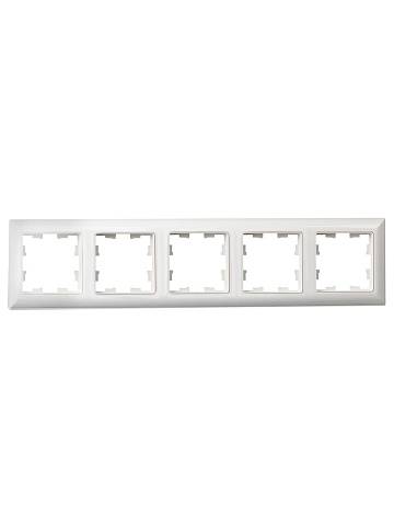IEK BRITE DECOR Белый 3D-форма Рамка 5-м РУ-5-Бр