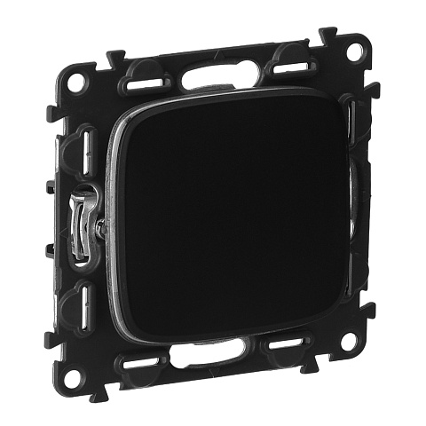 Legrand Valena ALLURE DIY Антрацит Переключатель 1-клавишный 10А 250В