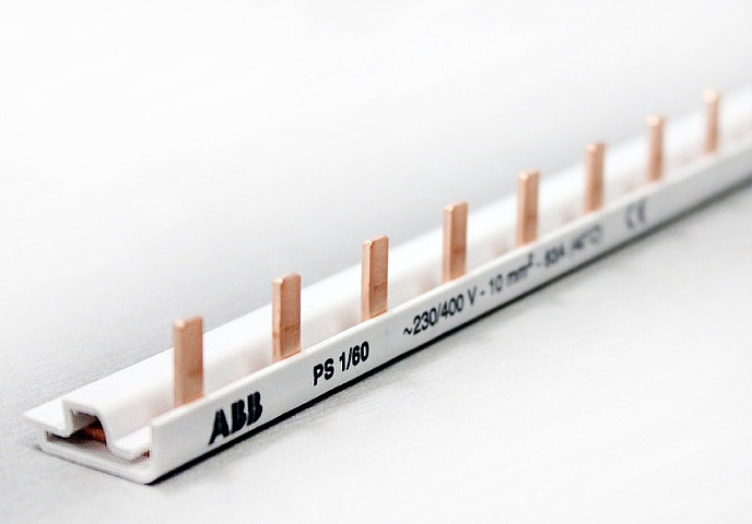 ABB PS1/60 Разводка шинная 1Ф. комп. 60мод.63А штырек