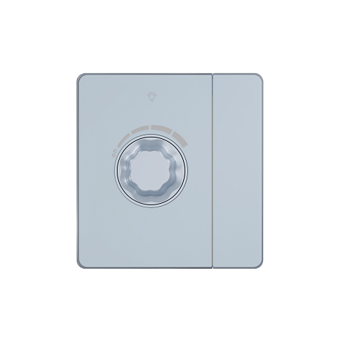 Systeme Electric Systeme Infinity Стальное небо Светорегулятор TRIAC c выключателем 300Вт