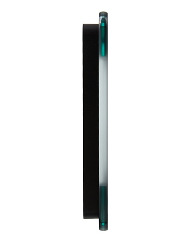 IEK BRITE DECOR Черный матовый стекло скругл.угол Рамка 4-м РУ-4-2-Бр RE